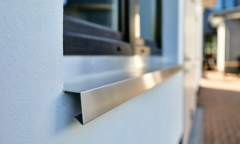 Fensterbleche / Sockelverblechung